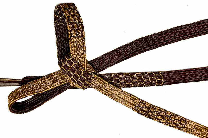 Hand Woven Turtle Shell Silk Sageo